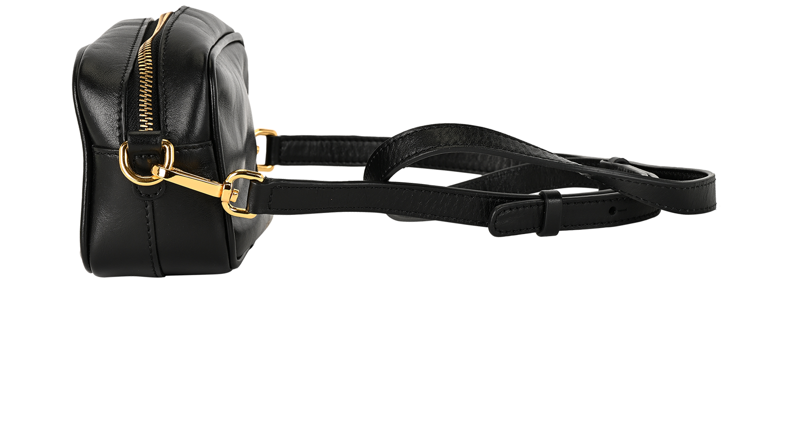 Camera Bag, &pound;350, Handbags, Black, Leather, Bottom view